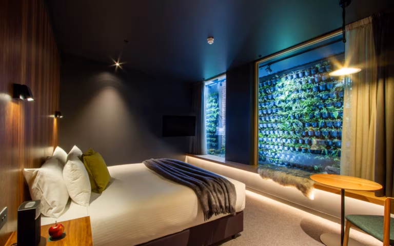 Pod room at Wharfstone Hotel